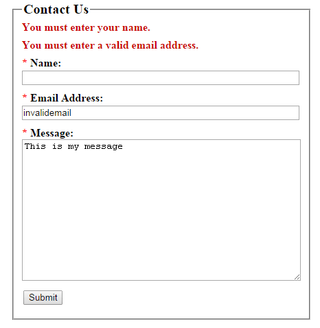 Form Validation